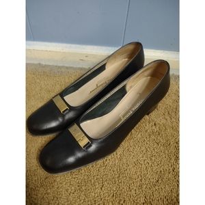 Salvatore Ferragamo Black Heels Size 9.5